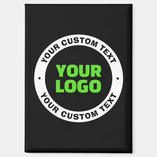 Voeg uw eigen zakelijke Logo of geüploade ontwerp  Magneet (Voorkant)