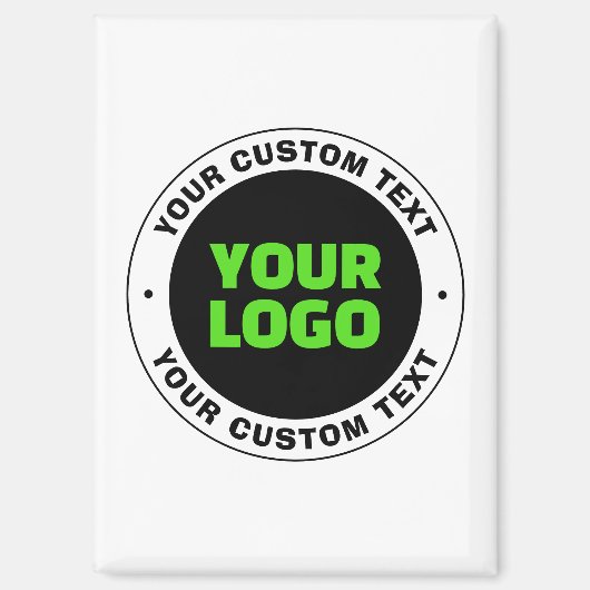 Voeg uw eigen zakelijke Logo of geüploade ontwerp  Magneet (Voorkant)