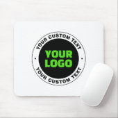 Voeg uw eigen zakelijke Logo of geüploade ontwerp  Muismat (Met muis)