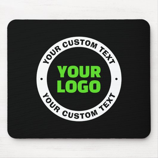 Voeg uw eigen zakelijke Logo of geüploade ontwerp  Muismat (Voorkant)