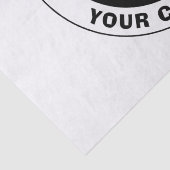 Voeg uw eigen zakelijke Logo of geüploade ontwerp Tissuepapier (Detail)