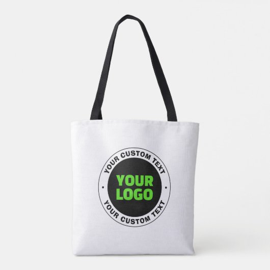 Voeg uw eigen zakelijke Logo of geüploade ontwerp  Tote Bag (Achterkant)