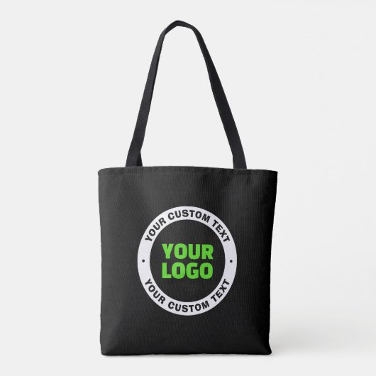Voeg uw eigen zakelijke Logo of geüploade ontwerp Tote Bag (Achterkant)