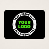 Voeg uw eigen zakelijke Logo of geüploade ontwerp Visitekaartje (Voorkant)