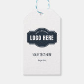 Voeg uw eigen zakelijke zakelijke Logo toe Cadeaulabel (Voorkant)