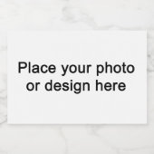 voeg uw etiket van het ontwerpvoedsel toe (Enkel label)