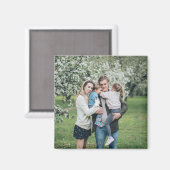 Voeg uw familiefoto op maat toe magneet (Voorkant / Achterkant)