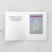 Voeg uw familiefoto toe, Majestic Agave Glow, Feestdagen Kaart (Binnen)
