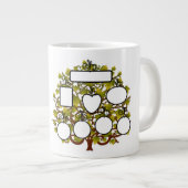 Voeg uw familienaam/pc's toe - Jumbo-Mok Grote Koffiekop (Voorkant rechts)