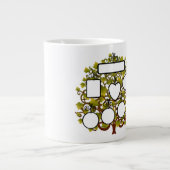 Voeg uw familienaam/pc's toe - Jumbo-Mok Grote Koffiekop (Voorkant)