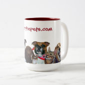 Voeg uw favoriete huisfoto's/bericht mok toe (Voorkant rechts)