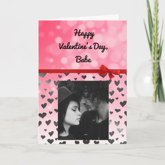 Voeg uw Foto aan deze Kaart van Valentijnsdag toe (Voorkant)