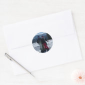 Voeg uw foto afbeelding logo stickers toe (Envelop)