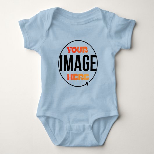 Voeg uw foto-afbeelding toe - Schattig kind pasgeb Romper (Voorkant)