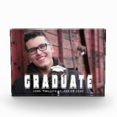 Voeg uw foto Afstuderen gepersonaliseerde fotoblok (Voorkant)