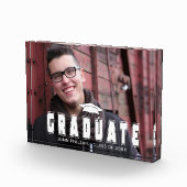 Voeg uw foto Afstuderen gepersonaliseerde fotoblok (Rechts)