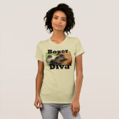 VOEG UW FOTO BOxer DIVA TOE T-shirt (Voorkant volledig)