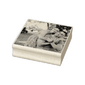 VOEG UW FOTO BRUILOFT GEPERSONALISEERD RUBBER STEM RUBBERSTEMPEL (Stempel)