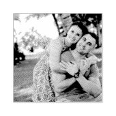 VOEG UW FOTO BRUILOFT GEPERSONALISEERD RUBBER STEM RUBBERSTEMPEL (Afrduk)