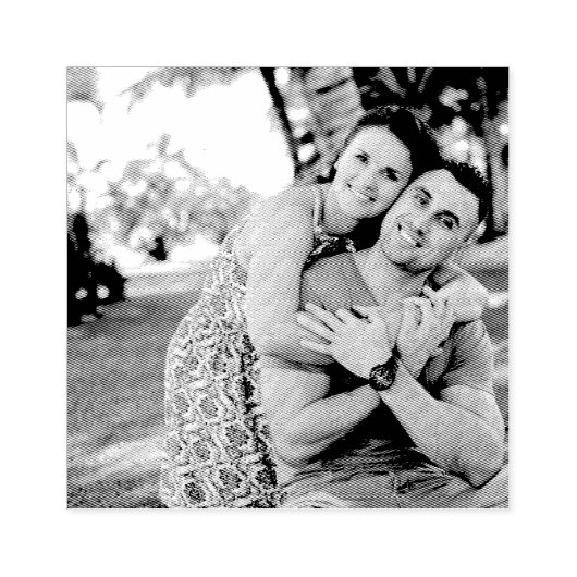 VOEG UW FOTO BRUILOFT GEPERSONALISEERD RUBBER STEM RUBBERSTEMPEL (Afrduk)