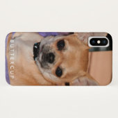 Voeg uw Foto Chihuahua iPhone X Hoesje toe (Achterkant (horizontaal))