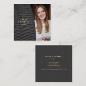 Voeg uw foto Echte Estate Consultant toe Vierkante Visitekaartje (Voorkant / Achterkant)