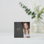 Voeg uw foto Echte Estate Consultant toe Vierkante Visitekaartje (Staand voorkant)