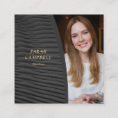 Voeg uw foto Echte Estate Consultant toe Vierkante Visitekaartje (Voorkant)