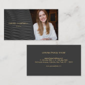 Voeg uw foto Echte Estate Consultant toe Visitekaartje (Voorkant / Achterkant)