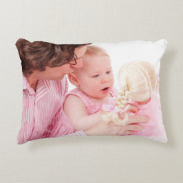 Voeg uw foto eenvoudig toe accent kussen