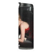 Voeg uw foto en naam aan dit toe thermosbeker (Geroteerd rechts)