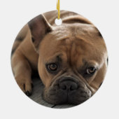 Voeg uw foto en tekst 2 zijdig Gepersonaliseerd Keramisch Ornament (Achterkant)