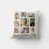 Voeg uw foto en Tekst toe Kussen (Voorkant)