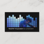 Voeg uw foto Equalizer DJ's, muzikanten Visitekaartje (Voorkant)