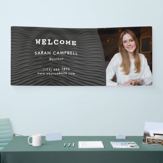 Voeg uw foto-Estate Business toe Spandoek (Beurs)