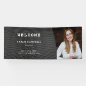 Voeg uw foto-Estate Business toe Spandoek (Horizontaal)