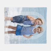 VOEG UW FOTO FLEECE BLANKET TOE DEKEN (Voorkant (Horizontaal))