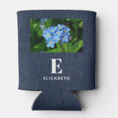 Voeg uw foto Initiaal naam, Sporty 12oz Blikjeskoeler (Achterkant)