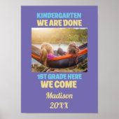 Voeg uw Foto Kindergarten Afstuderen 1e graad P to Poster (Voorkant)