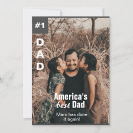 Voeg uw foto nummer een vader Kaart