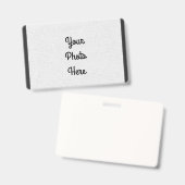 Voeg uw foto/ontwerp toe - badge (Voor- en achterkant)