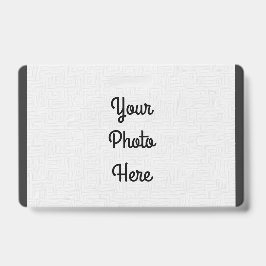 Voeg uw foto/ontwerp toe - badge