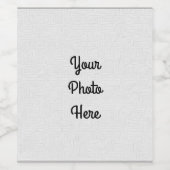 Voeg uw foto/ontwerp toe - Etiket op fles (Enkel label)