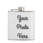 Voeg uw foto/ontwerp toe - Heupfles (Voorkant)