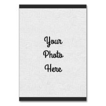 Voeg uw foto/ontwerp toe - Tabelnummer