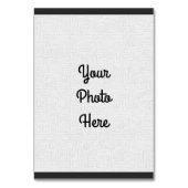 Voeg uw foto/ontwerp toe - Tabelnummer Kaart (Voorkant)