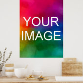Voeg uw foto persoonlijke sjabloon groot toe poster (Keuken)