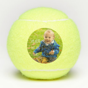 Voeg uw Foto Persoonlijke Steun Citaat toe Tennisballen