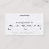 VOEG UW FOTO Pet Grooming Pw Print TOE Visitekaartje (Achterkant)