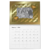 Voeg uw foto  randen toe kalender (Feb 2026)